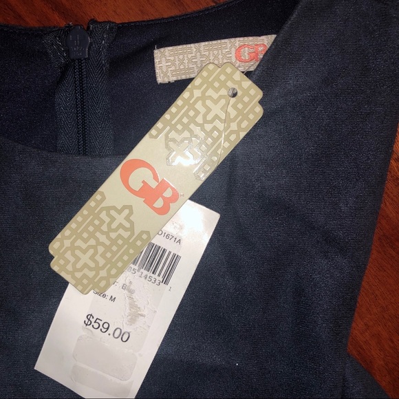 Womens’ Gianni Bini Navy Suede Cut-Out Dress - Picture 3 of 5